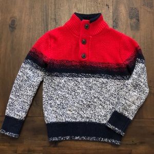 GAP boys EUC Christmas fleece collar sweater